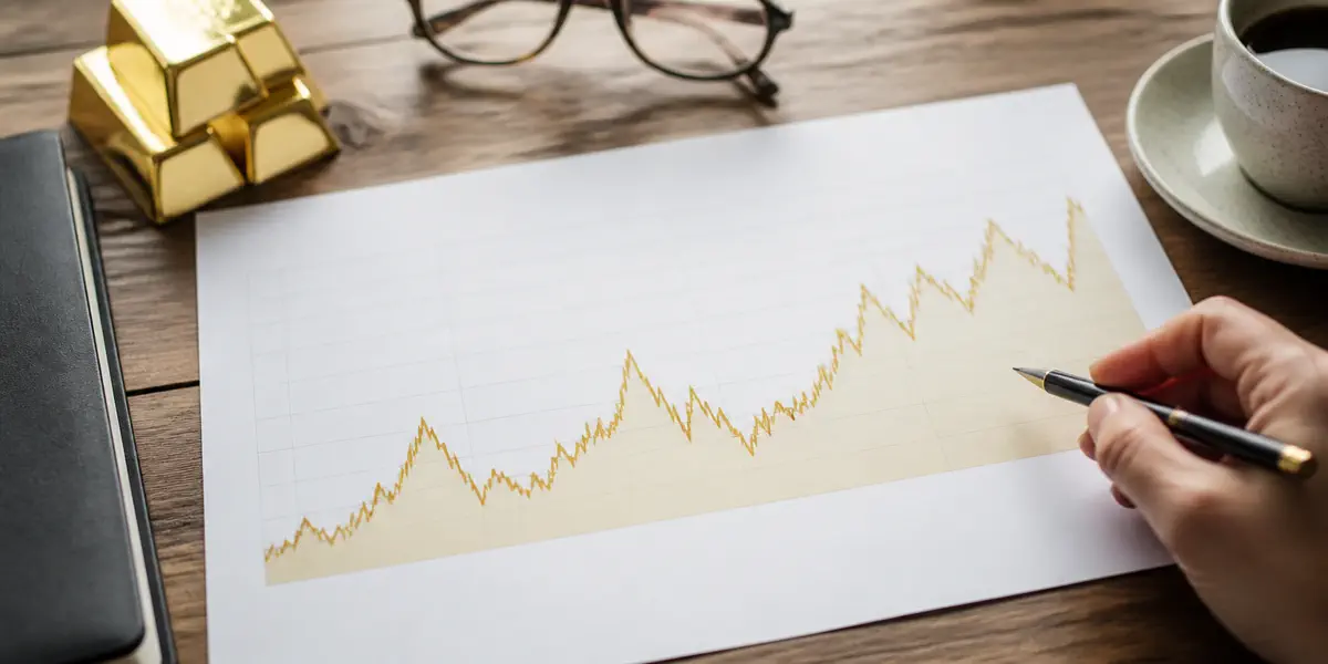 Gold price chart - 10 year gold price trends