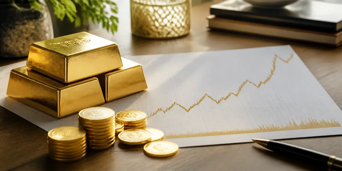 Investment returns chart - gold investment returns